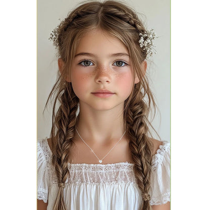 18K White Gold Plated Love Heart Initial Necklaces for Women Girls CZ S925 Sterling Silver Letter F Pendant Chain Wedding Birthday Jewelry Gifts Ideas Teen Tween Mom Wife Daughter Kids Age