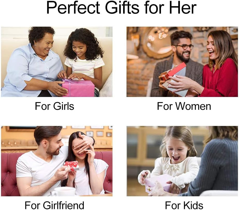 Heart Initial Necklace Gifts for Girls Women - S925 Sterling Silver Tiny Letter Necklace Birthday Gift for Kids Teen Girl Jewelry