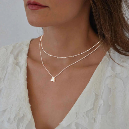 18K White Gold Plated Initial Necklaces for Women Girls CZ S925 Sterling Silver Letter R Necklace Set Birthday Jewelry Gifts Teen Tween Preteen Mom Adults Wife Daughter Girlfriend Kids Age