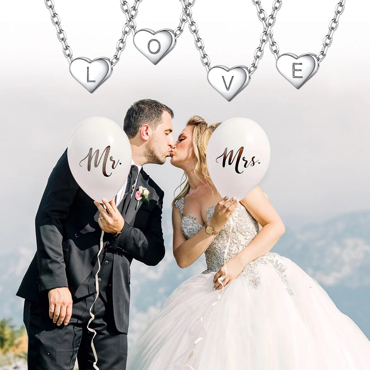 Dainty Initial Heart Necklace Trendy 925 Sterling Silver Cute Heart Pendant Choker Necklaces Letter Jewelry Gifts for Women